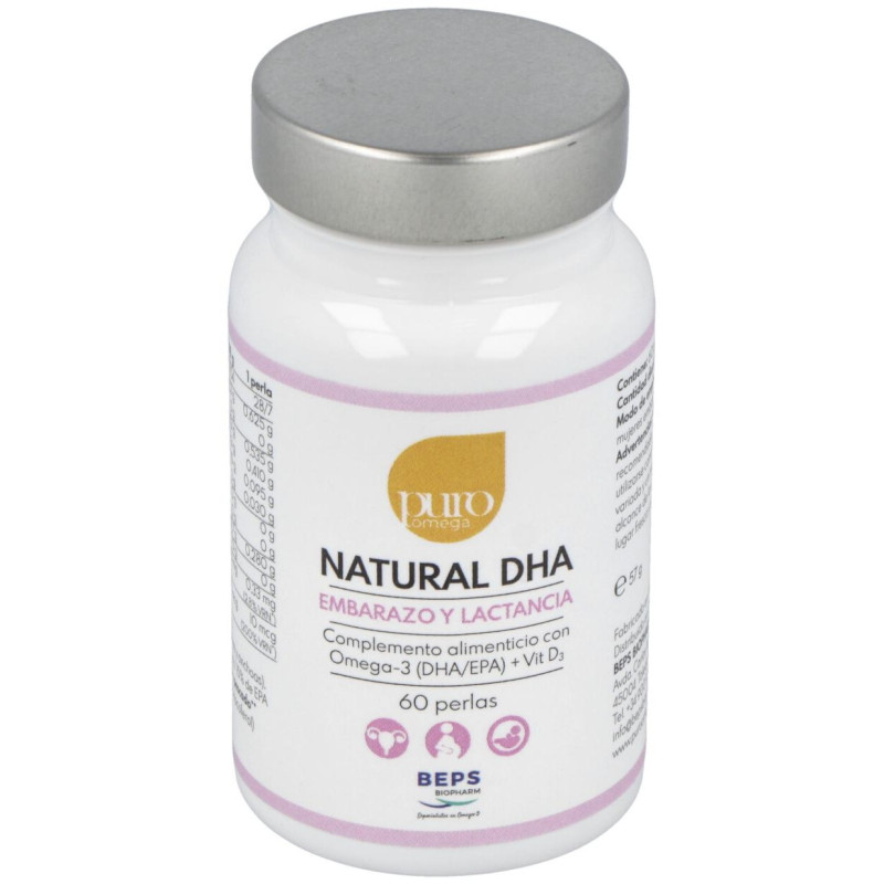 Natural Dha Embarazo Lactancia 60 Perlas - Puro Omega