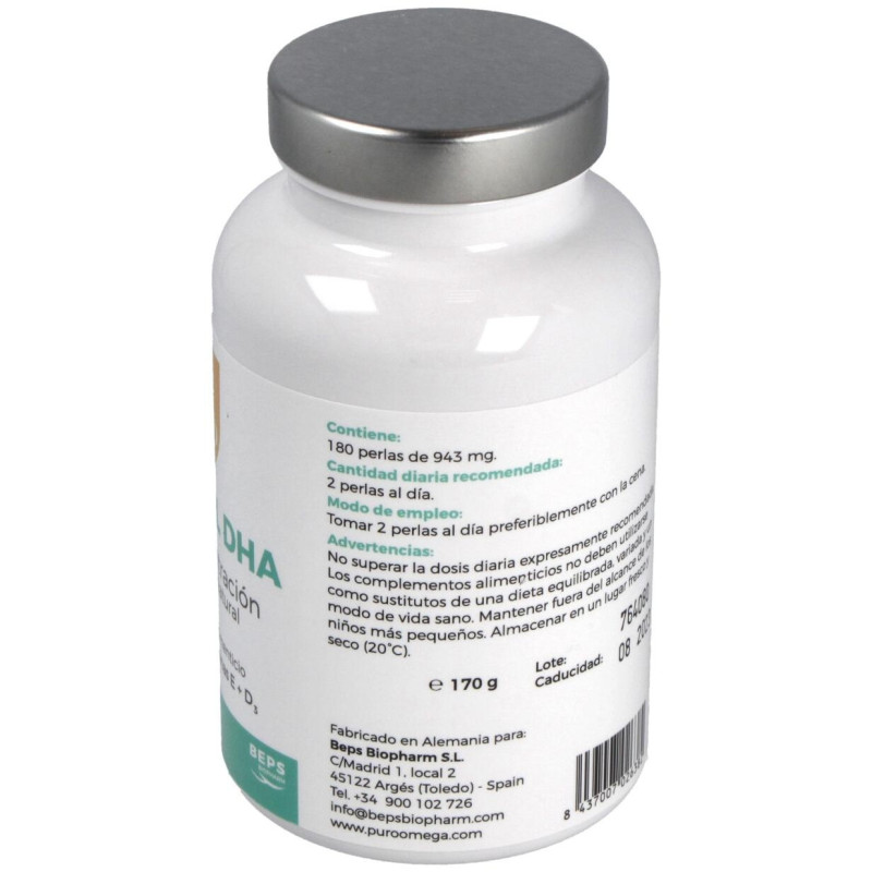 Natural Dha Alta Concentracion 180Perlas