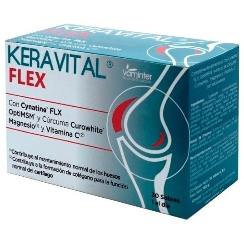 Ineldea Keravital Flex Sabor Limón 30 Sobres - Vaminter