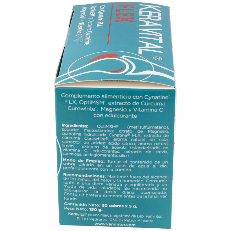 Ineldea Keravital Flex Sabor Limón 30 Sobres - Vaminter