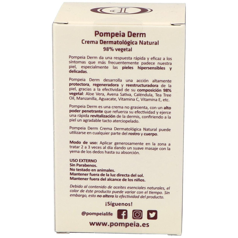Pompeia Derm Crema Dermatologica 50ml - Pompeia Life