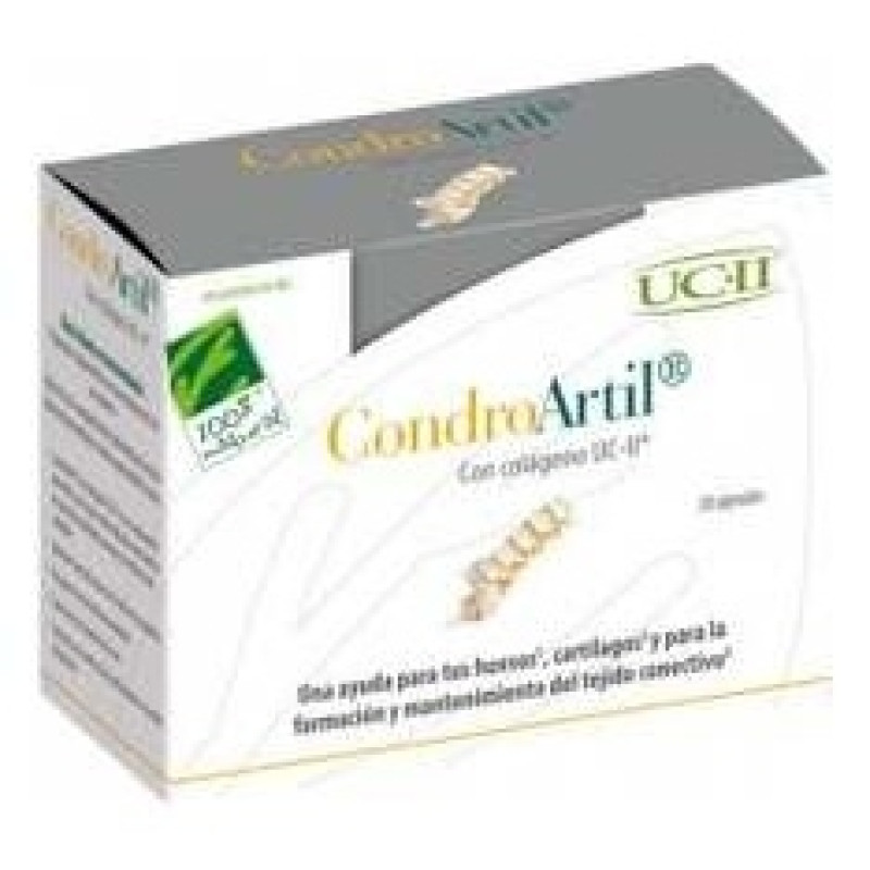 Condroartil con Colágeno 30 Cápsulas - Cien por Cien Natural