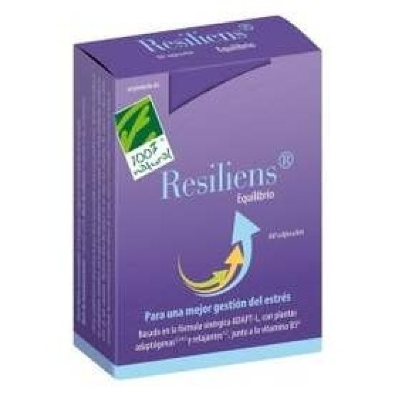 Resiliens Equilibrio 60caps - Cien por Cien Natural