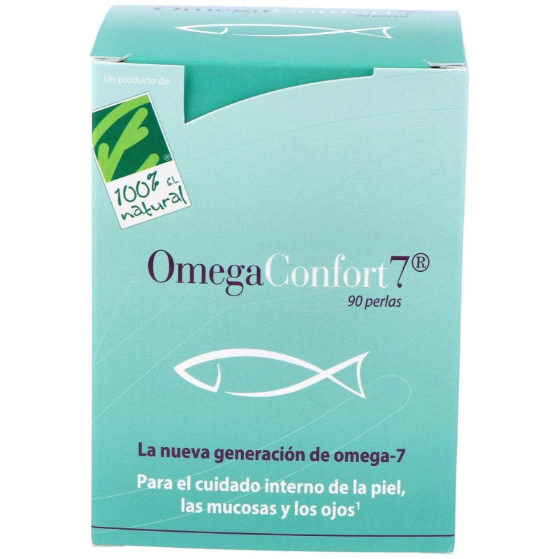100% Natural Omegaconfort 7 90 Cápsulas - Cien por Cien Natural