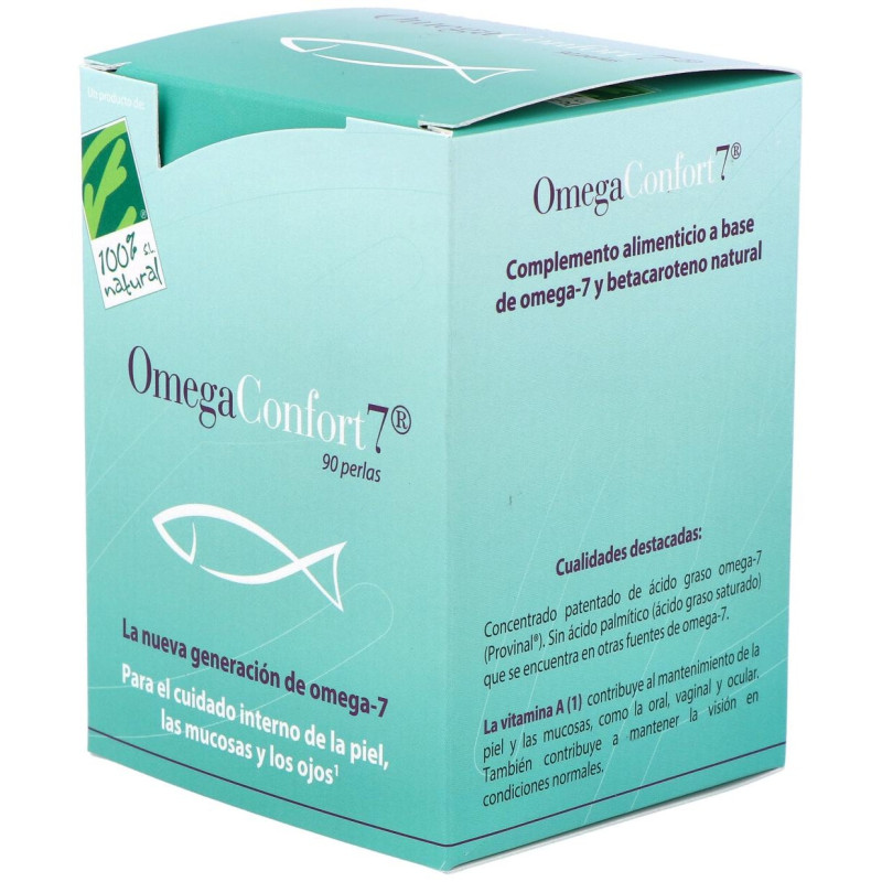 100% Natural Omegaconfort 7 90 Cápsulas - Cien por Cien Natural