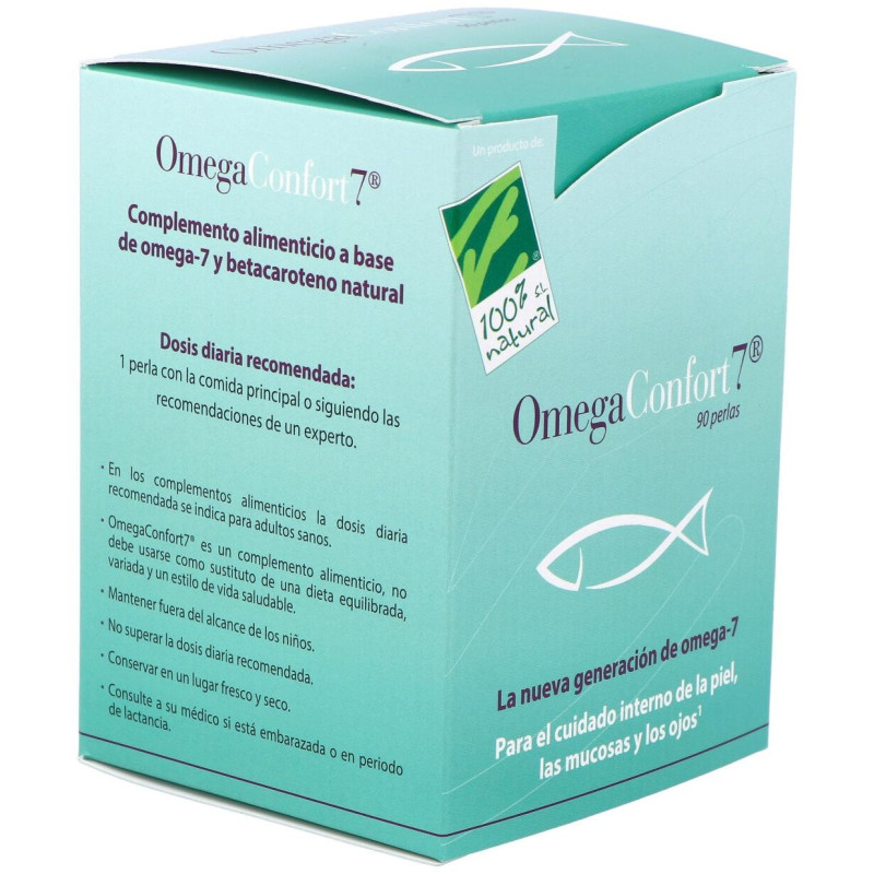 100% Natural Omegaconfort 7 90 Cápsulas - Cien por Cien Natural