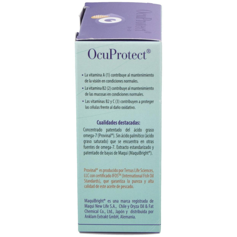 100% Natural Ocuprotect 30 Cápsulas +30 Cápsulas - Cien por Cien Natural