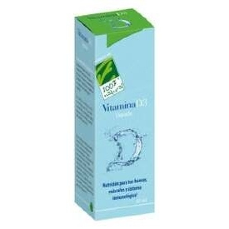 Vitamina D3 Liquida 50ml 100% Natural - Cien por Cien Natural