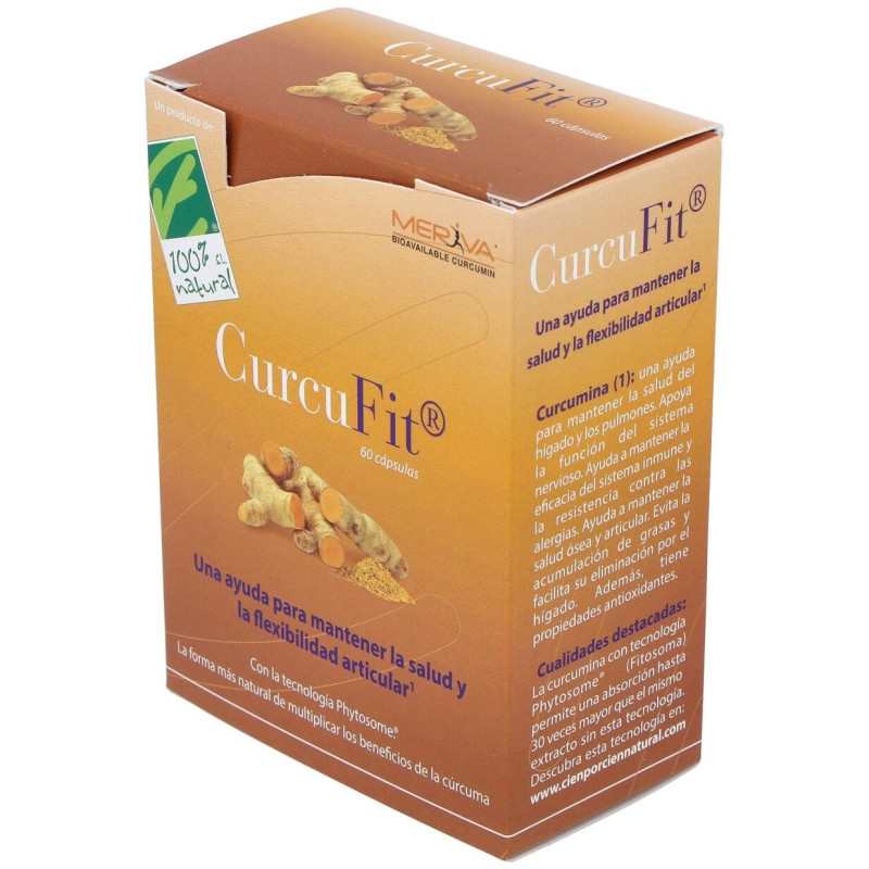 Curcufit 60 Cápsulas 100% Natural - Cien por Cien Natural