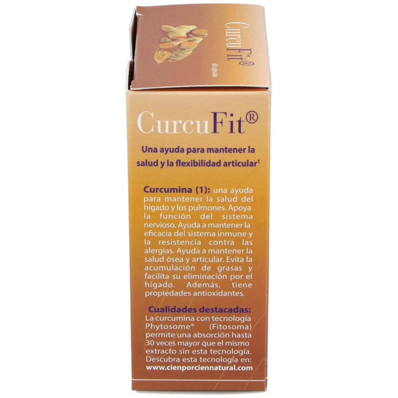 Curcufit 60 Cápsulas 100% Natural - Cien por Cien Natural