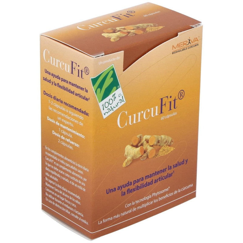 Curcufit 60 Cápsulas 100% Natural - Cien por Cien Natural