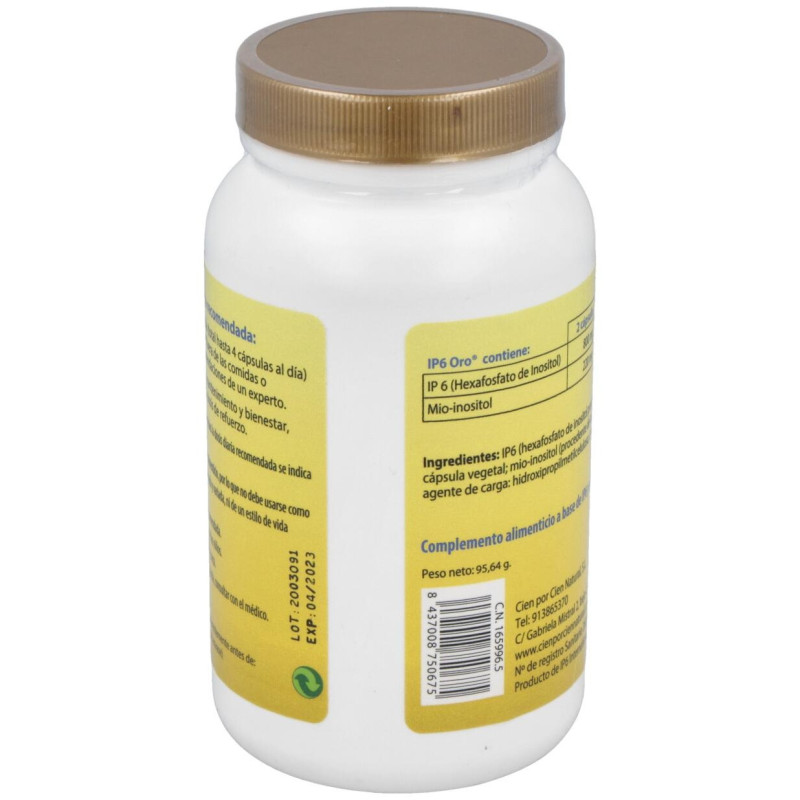 100% Natural Ip6 Oro 120cáps - Cien por Cien Natural