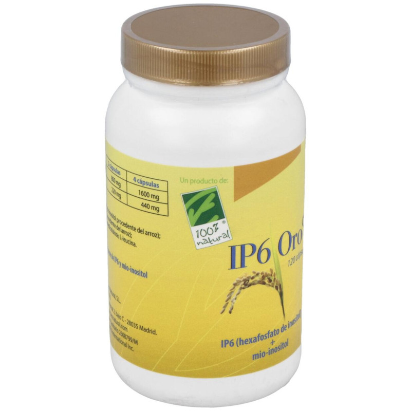 100% Natural Ip6 Oro 120cáps - Cien por Cien Natural