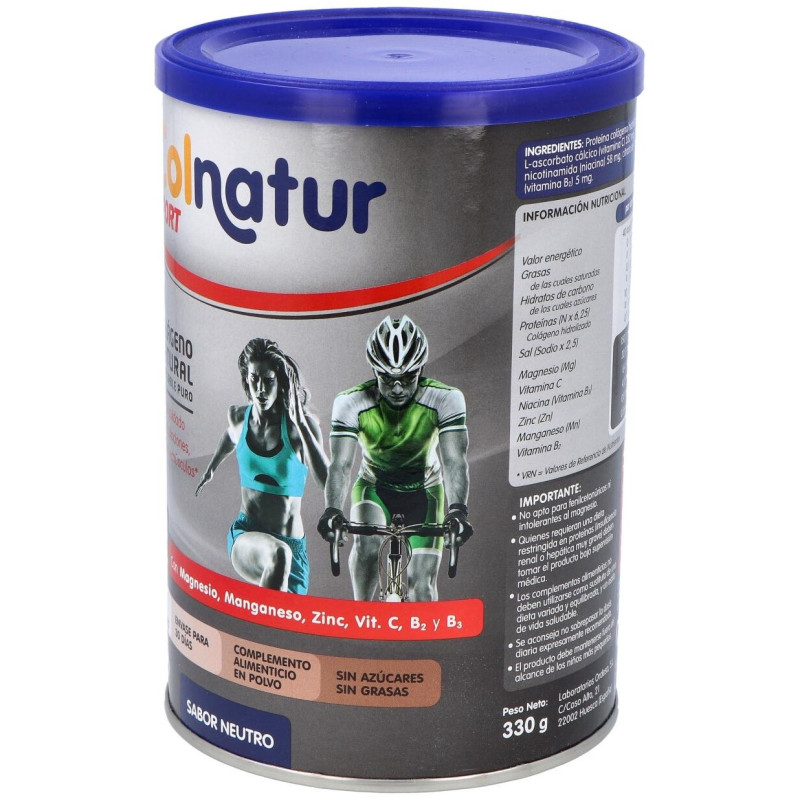 Sport Colágeno Natural Sabor Neutro, 330 g - Colnatur