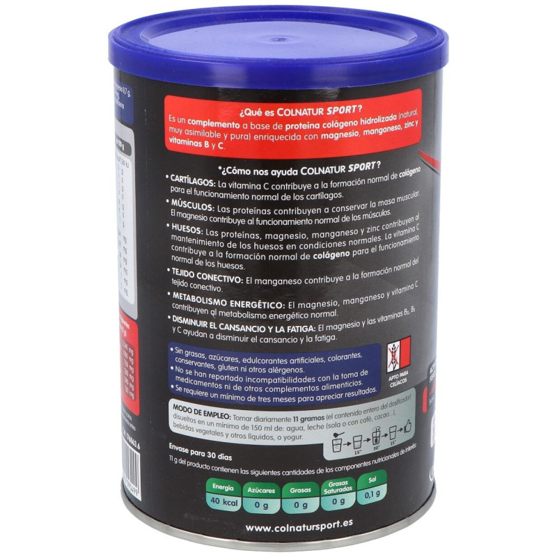 Sport Colágeno Natural Sabor Neutro, 330 g - Colnatur
