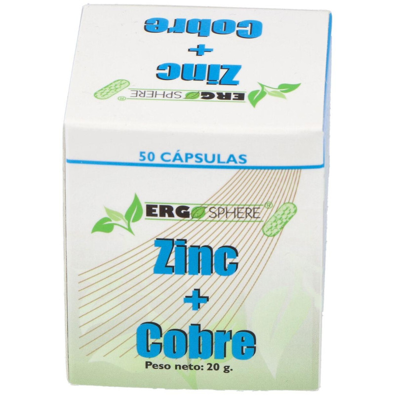Ergonat Galenic Zinc Cobre Ergosphere 50Caps