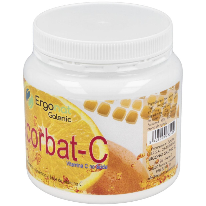 Ascorbat C Vitamina C 200g - Ergonat Galenic