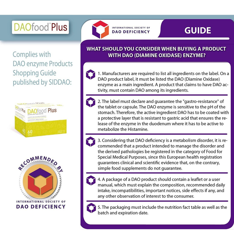 Daofood Plus (60 Cápsulas) - Dr Healthcare