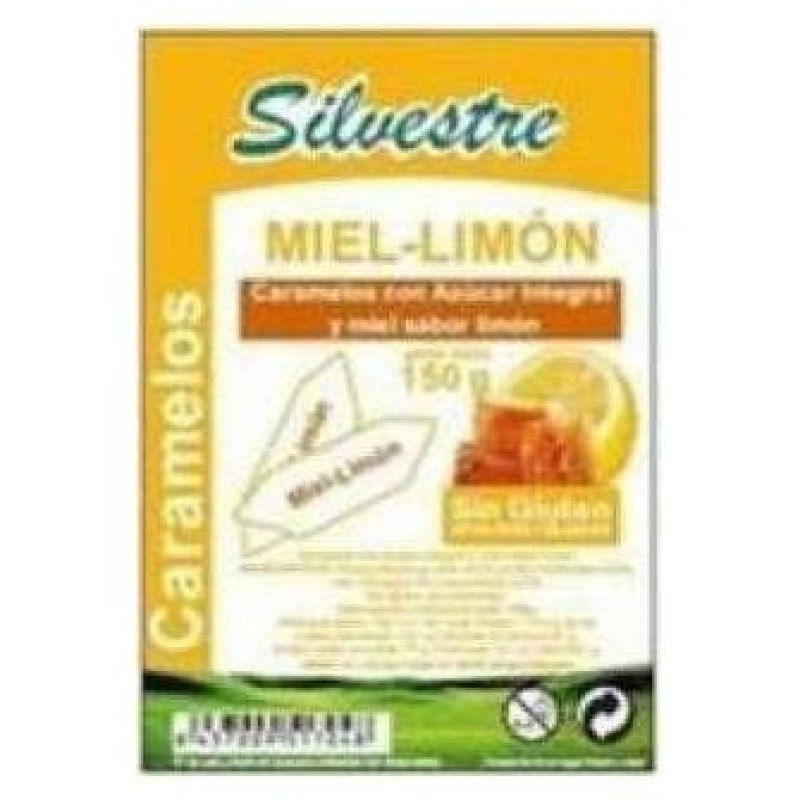 Caramelos de Miel y Limon Azucar de Caña 150gr - Silvestre