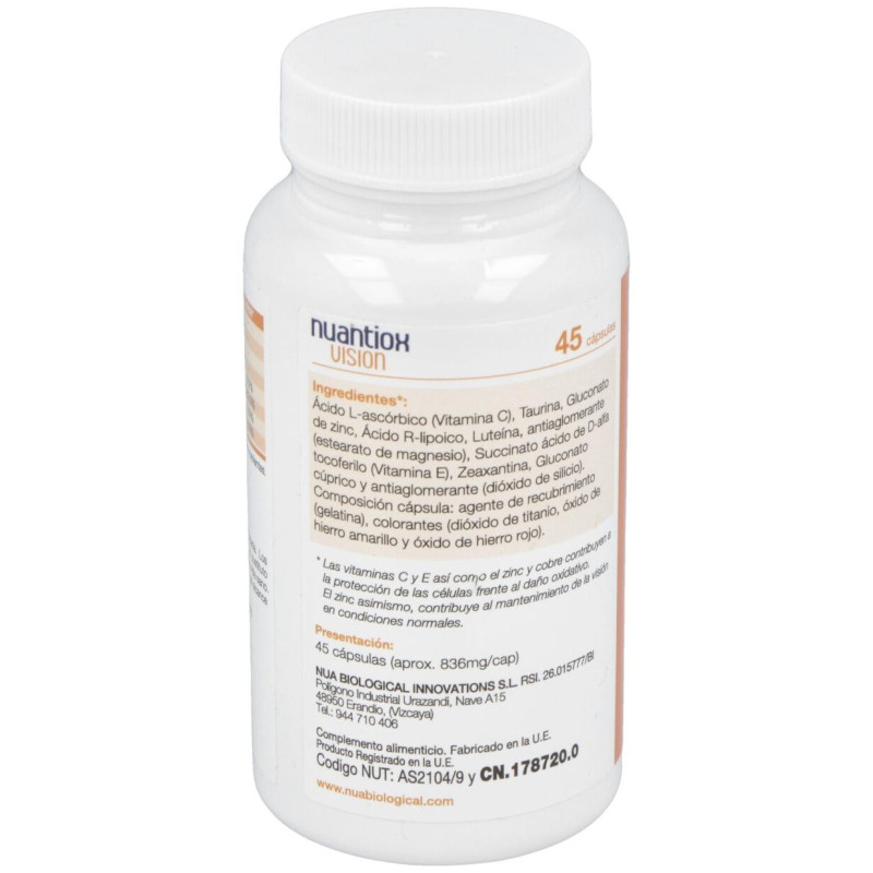 Biological Innovations Nuantiox Visión 45caps - Nua