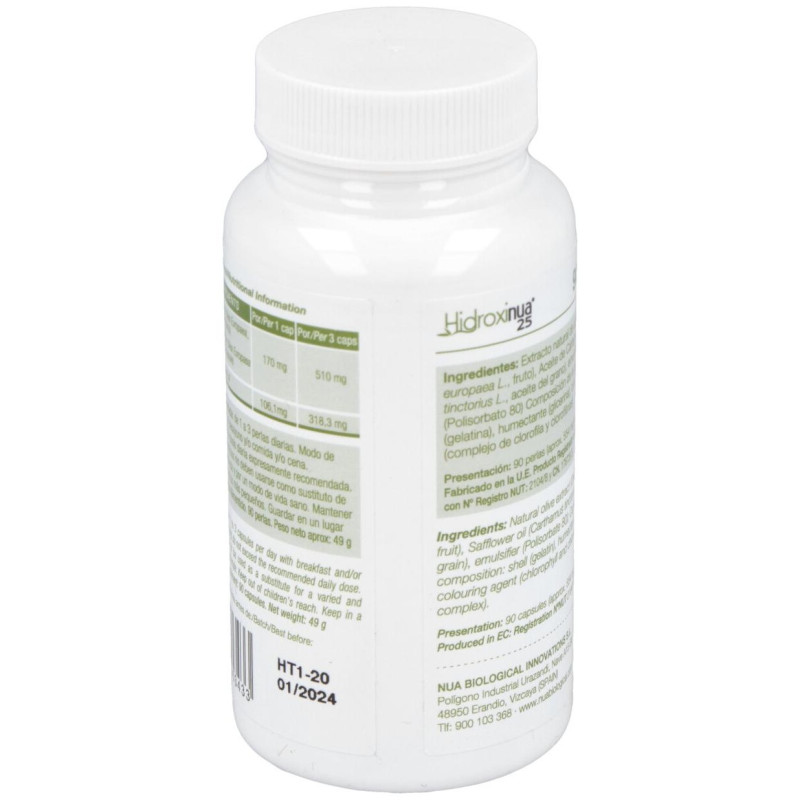 Hidroxinua 25 90perlas - Nua