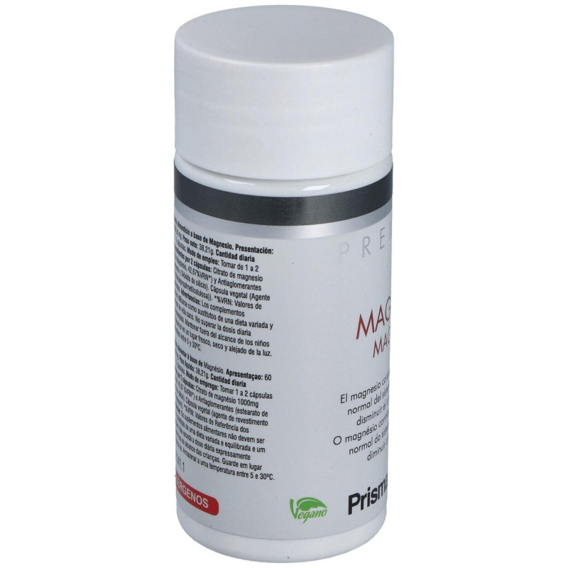 Nueva Dietetica Magnesio 537 mg, 60 Cápsulas - Prisma Natural