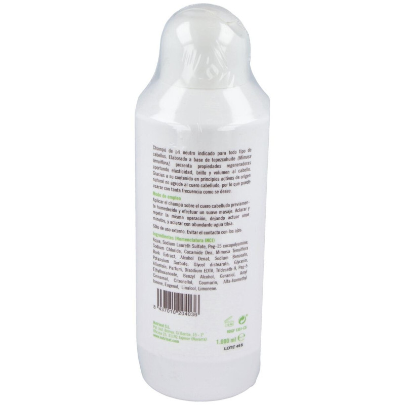 Champú Regenerador Tepezcohuite 1litro - Nutrinat