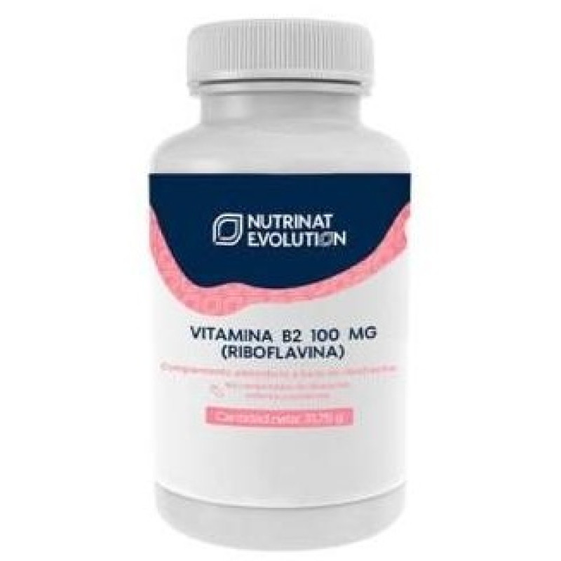 Nutrinat Vitamina B2 100mg Riboflavina 60comp - Nutrinat Evolution