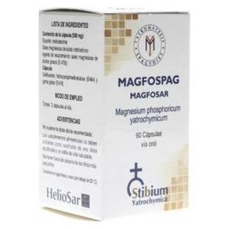 Magfospag 60 Cápsulas - Heliosar