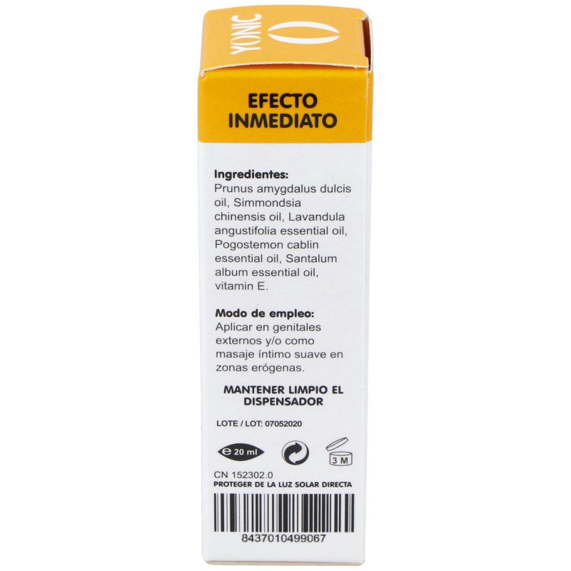 Yonic Aceite Intimo Para Mujer 20Ml.