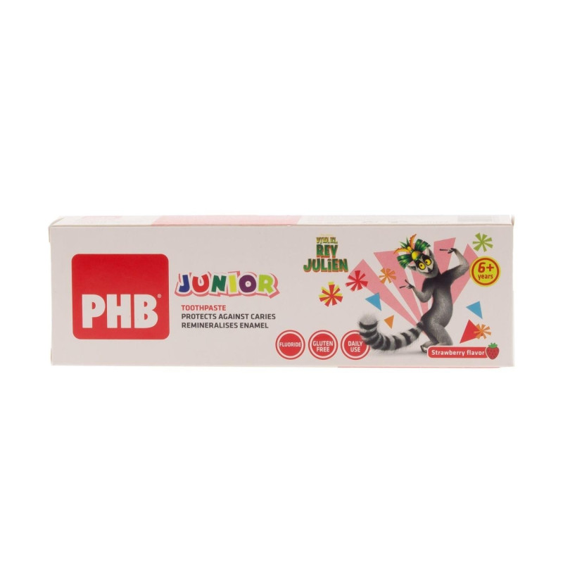 Junior Pasta Dental (1 Envase 75 ml Sabor Fresa) - Phb