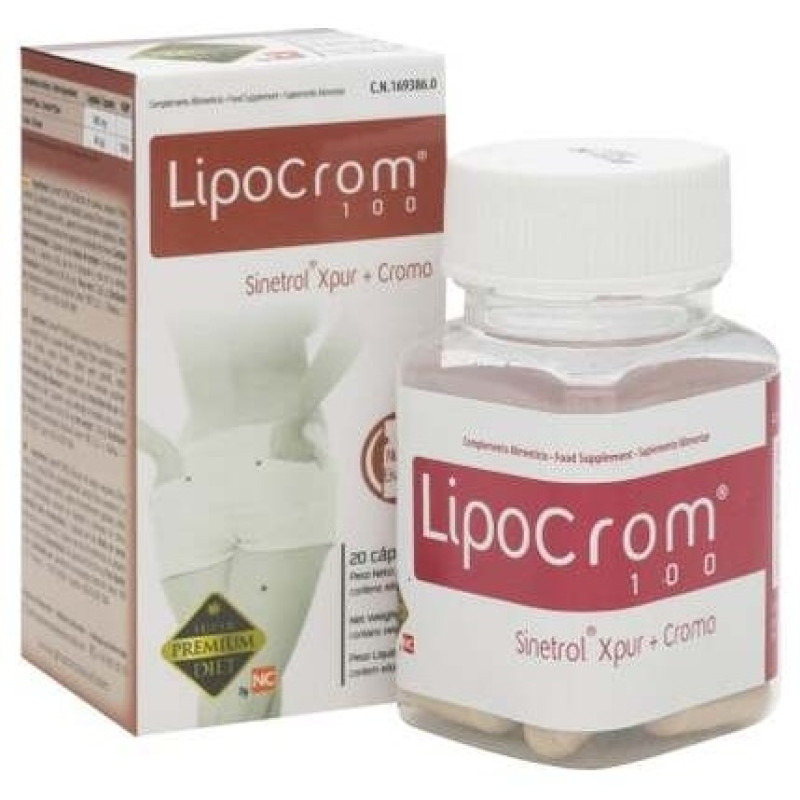 100 20 Cápsulas - Lipocrom