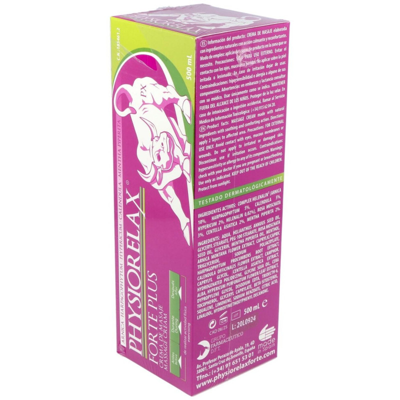 Pack Forte Plus 500ml + Botella - Physiorelax