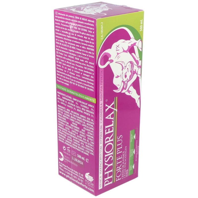 Pack Forte Plus 500ml + Botella - Physiorelax