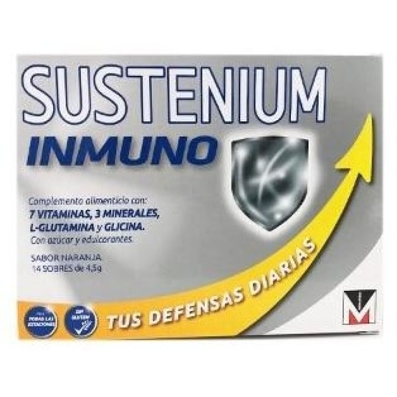 Menarini Sustenium Inmuno Suplemento Rico en Vitaminas y Minerales en Sobres - Sustenium