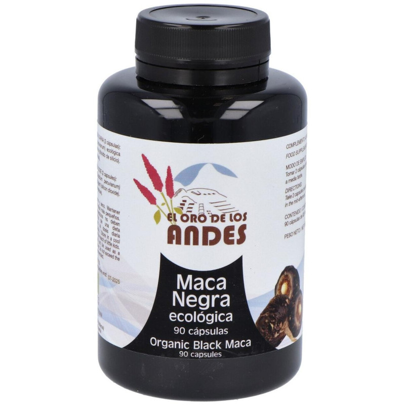 Maca Negra Ecológica 90 Cápsulas - El Oro de los Andes