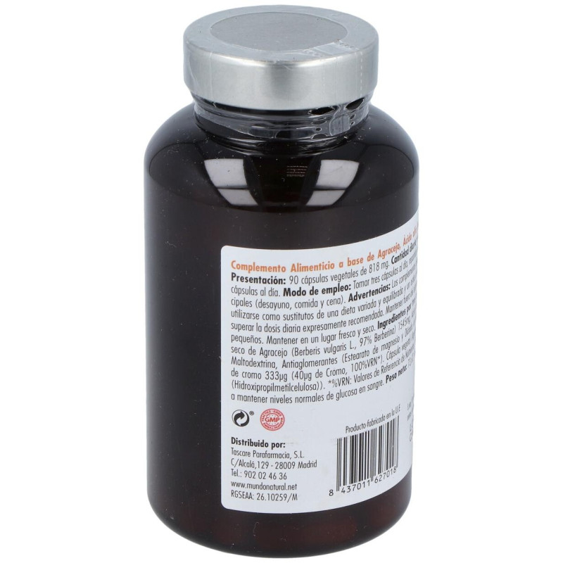Mundo Natural Dibecol Gluco 90 Cap - Mundonatural