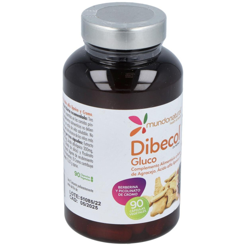 Mundo Natural Dibecol Gluco 90 Cap - Mundonatural