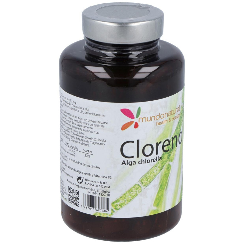 Mundo Natural Clorend 750 mg 90 Cap - Mundonatural