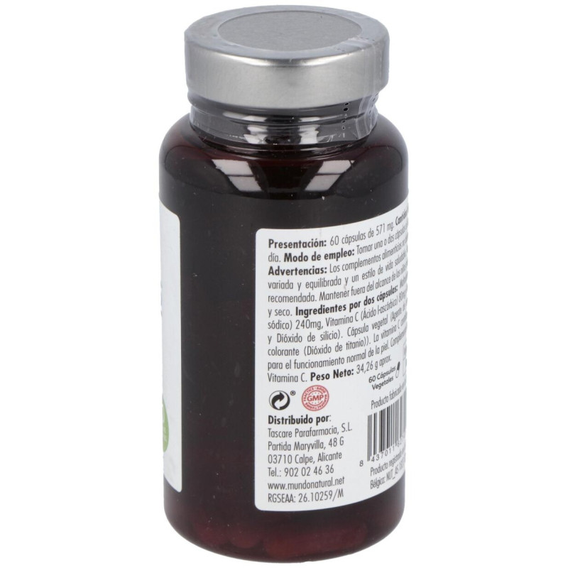 Mundo Natural Hidramas Acido Hialuronico 60 Cap