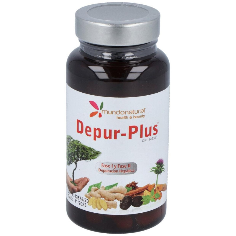 Mundo Natural Depur Plus 60 Cápsulas - Mundonatural