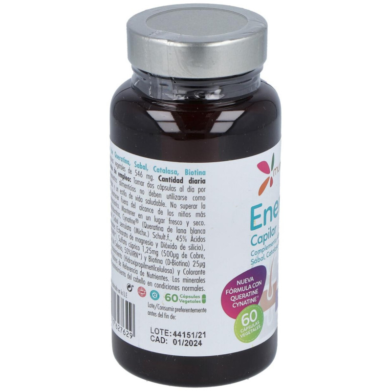 Mundo Natural Enervital Capilar 60 Caps - Mundonatural