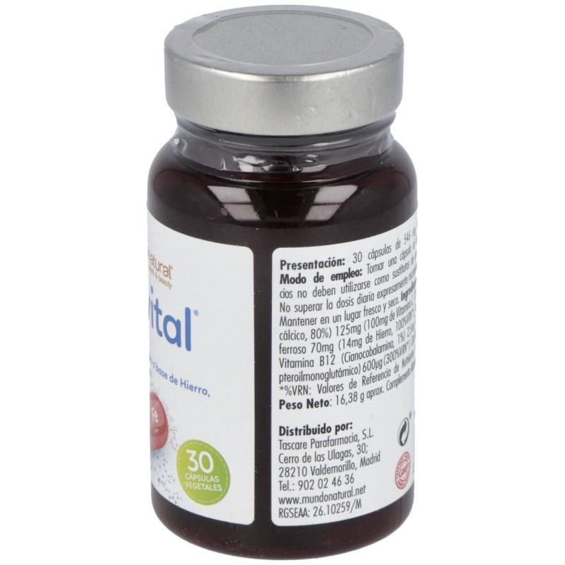 Enervital Hierro 30caps - Mundonatural