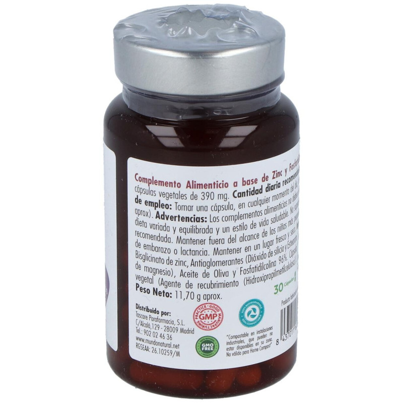 Vitanano Zinc Liposomado 30caps - Mundonatural