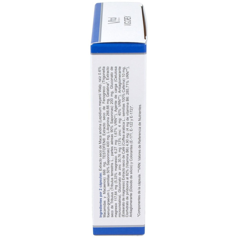 Vital Ballance Vigorex Para La Vitalidad Masculina 60 Cápsulas