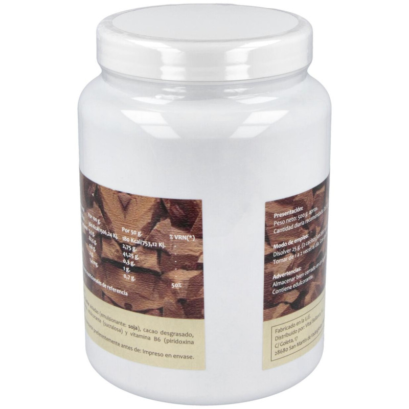 Batido Proteico Sabor Chocolate 500Gr.