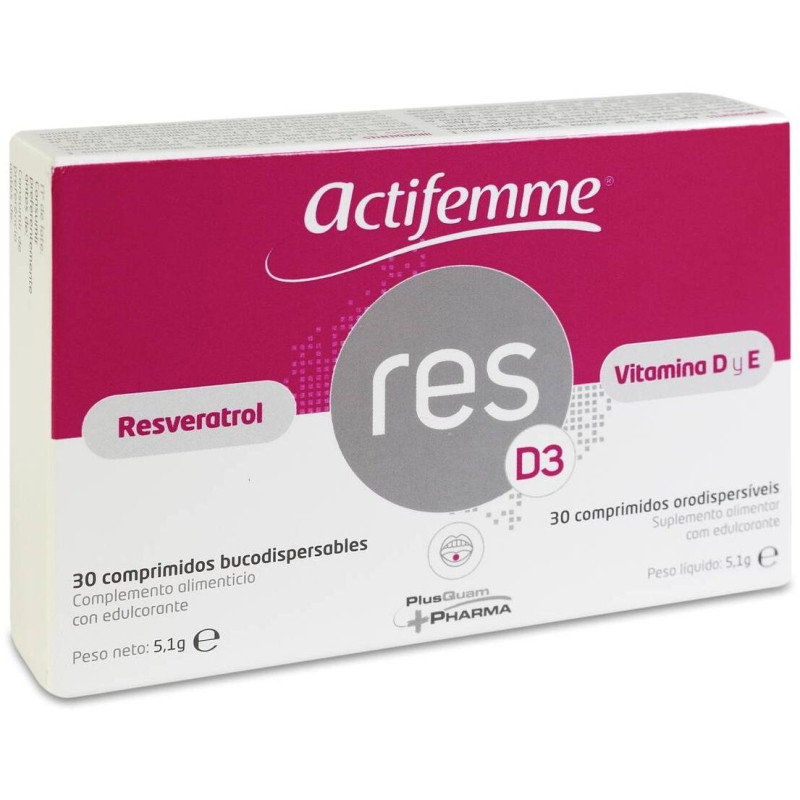 Resd3, 30 Comprimidos Bucodispersables - Actifemme