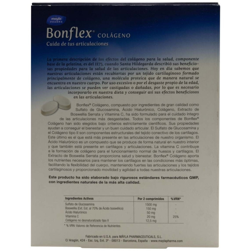 Máyla Pharma Bonflex Colageno, 120 Comprimidos - Bonflex