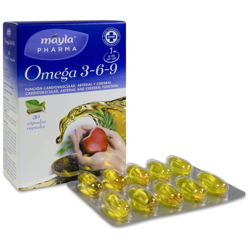Máyla Pharma Omega 3 - 6 - 9, 30 Comprimidos - Maylapharma