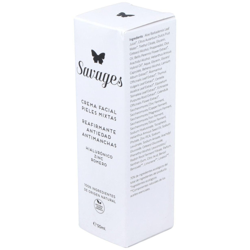 Savages Crema Facial Antiedad Pieles Mixtas 50Ml